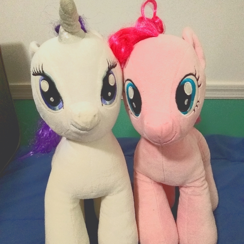Rarity + Pinkie pie (Build-A-Bear)